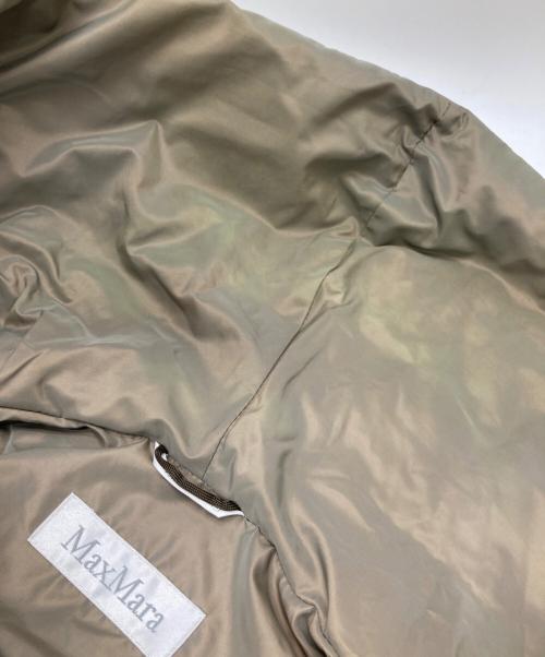 MaxMara（マックスマーラ）MaxMara (マックスマーラ) 中綿ショールカラーコート ベージュ サイズ:40の古着・服飾アイテム