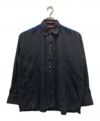 Lehレー）の古着「Beading Embroidery Shirts」｜ブラック