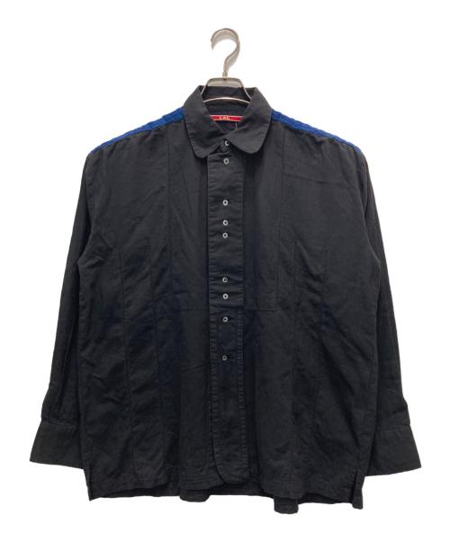 Leh（レー）LEH (レー) Beading Embroidery Shirts ブラック サイズ:Mの古着・服飾アイテム