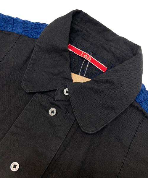 Leh（レー）LEH (レー) Beading Embroidery Shirts ブラック サイズ:Mの古着・服飾アイテム