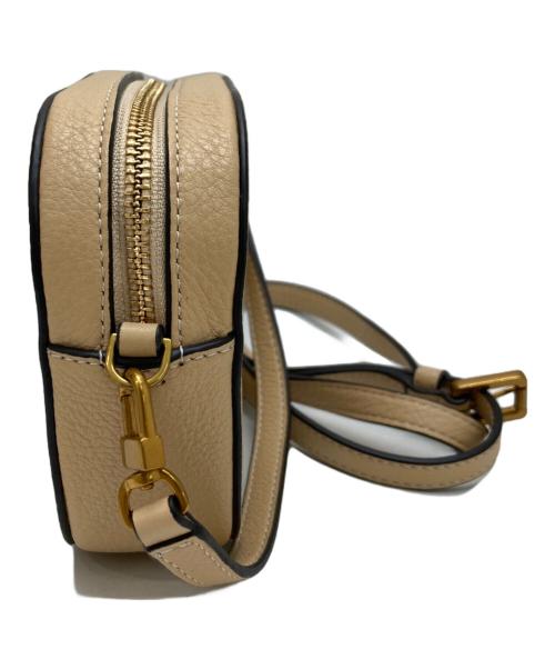 TORY BURCH（トリーバーチ）TORY BURCH (トリーバーチ) パンチングロゴミニショルダーバッグ ベージュの古着・服飾アイテム