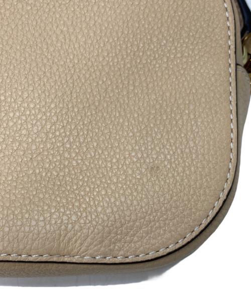 TORY BURCH（トリーバーチ）TORY BURCH (トリーバーチ) パンチングロゴミニショルダーバッグ ベージュの古着・服飾アイテム