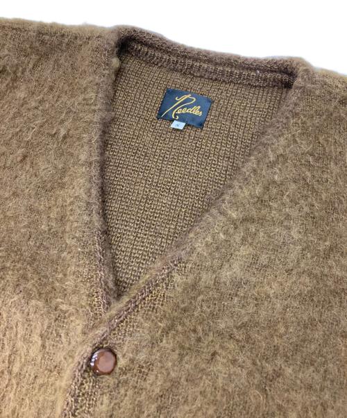 Needles（ニードルズ）Needles (ニードルズ) モヘアカーディガン ブラウン サイズ:Sの古着・服飾アイテム