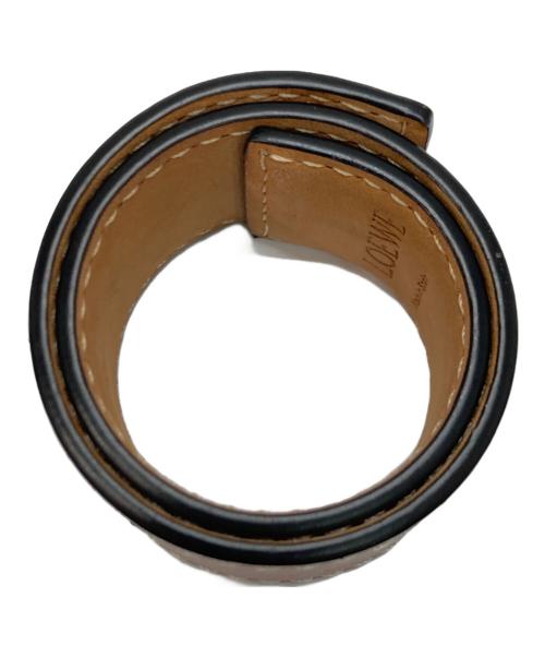 LOEWE（ロエベ）LOEWE (ロエベ) スラップブレスレット ブラウンの古着・服飾アイテム