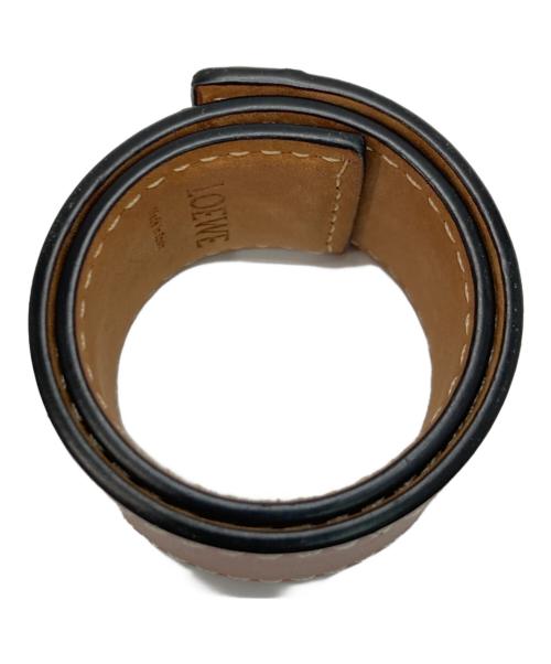 LOEWE（ロエベ）LOEWE (ロエベ) スラップブレスレット ブラウンの古着・服飾アイテム