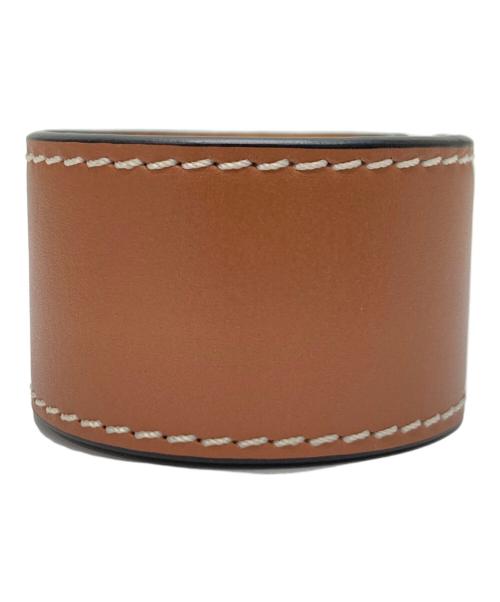 LOEWE（ロエベ）LOEWE (ロエベ) スラップブレスレット ブラウンの古着・服飾アイテム