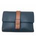LOEWE（ロエベ）の古着「バーティカルウォレット」｜ネイビー×ブラウン