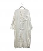 BEIGEベイジ）の古着「シャツワンピース」｜ホワイト