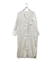 BEIGE（ベイジ）の古着「シャツワンピース」｜ホワイト
