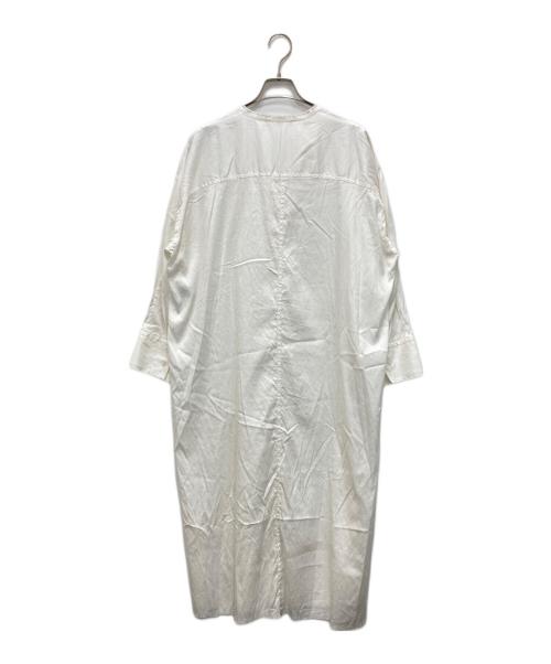 BEIGE（ベイジ）BEIGE (ベイジ) シャツワンピース ホワイト サイズ:2の古着・服飾アイテム