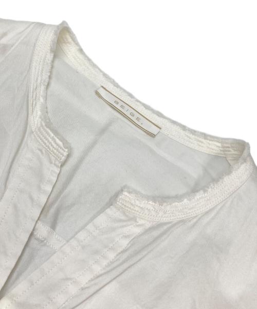 BEIGE（ベイジ）BEIGE (ベイジ) シャツワンピース ホワイト サイズ:2の古着・服飾アイテム