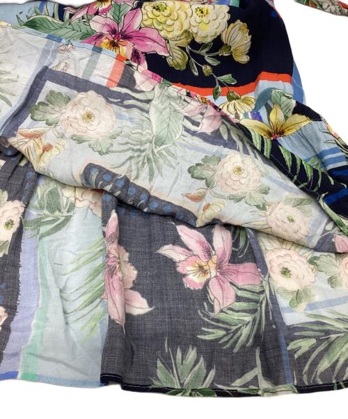 GRACE CONTINENTAL（（グレースコンチネンタル）GRACE CONTINENTAL (（グレースコンチネンタル) 総柄ワンピース ブルー サイズ:36の古着・服飾アイテム