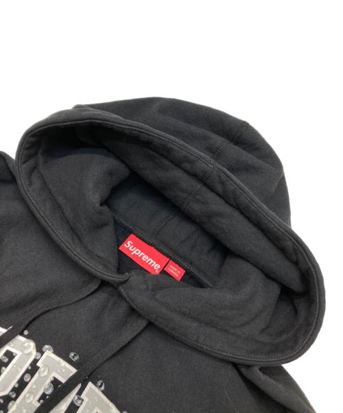 SUPREME（シュプリーム）Supreme (シュプリーム) Water Arc Logo Hooded Sweatshirt ブラック サイズ:Mの古着・服飾アイテム