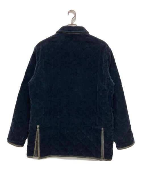 ETRO（エトロ）ETRO (エトロ) 裏地総柄キルティングコーデュロイコート ネイビー サイズ:Lの古着・服飾アイテム