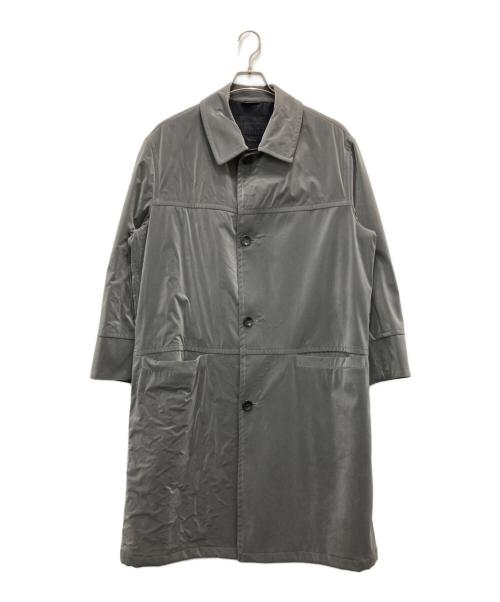 VERRI（ヴェリー）VERRI (ヴェリー) 裏地ウールステンカラーコート グレー サイズ:48の古着・服飾アイテム