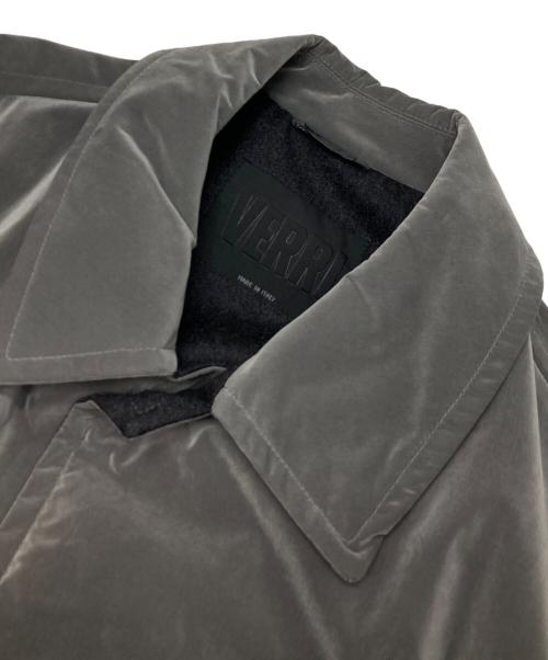 VERRI（ヴェリー）VERRI (ヴェリー) 裏地ウールステンカラーコート グレー サイズ:48の古着・服飾アイテム