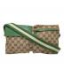 GUCCI（グッチ）の古着「ウエストポーチ」｜ベージュ×グリーン
