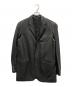International Gallery（インターナショナルギャラリー）の古着「レザーテーラードジャケット」｜ブラック