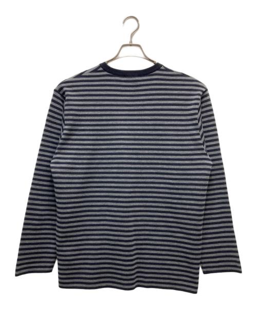 BATONER（バトナ―）BATONER (バトナ―) nanamica (ナナミカ) ボーダーニット グレー サイズ:S 未使用品の古着・服飾アイテム