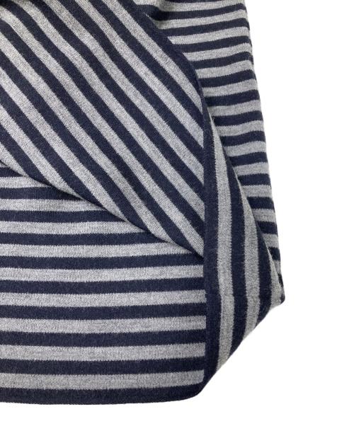 BATONER（バトナ―）BATONER (バトナ―) nanamica (ナナミカ) ボーダーニット グレー サイズ:S 未使用品の古着・服飾アイテム