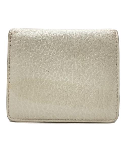 Maison Margiela（メゾンマルジェラ）Maison Margiela (メゾンマルジェラ) 2つ折り財布 ホワイトの古着・服飾アイテム