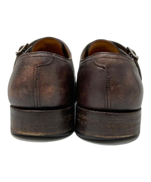 JOHN LOBB（ジョンロブ）JOHN LOBB (ジョンロブ) ダブルモンクストラップシューズ ブラウン サイズ:5Eの古着・服飾アイテム