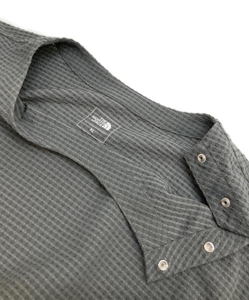 THE NORTH FACE（ザ ノース フェイス）THE NORTH FACE (ザ ノース フェイス) シアサッカーベントメッシュワンピース グレー サイズ:XLの古着・服飾アイテム