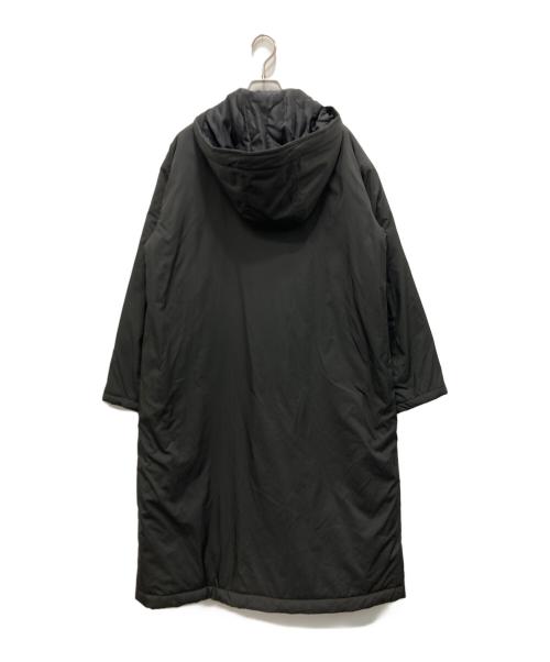 obiekt（オブレクト）obiekt (オブレクト) ダッフルキルティングコート ブラック サイズ:FREEの古着・服飾アイテム