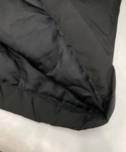 obiekt（オブレクト）obiekt (オブレクト) ダッフルキルティングコート ブラック サイズ:FREEの古着・服飾アイテム