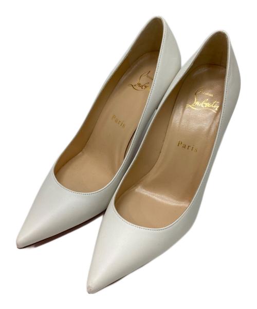 Christian Louboutin（クリスチャン・ルブタン）Christian Louboutin (クリスチャン・ルブタン) ハイヒールパンプス ホワイト サイズ:35 1/2の古着・服飾アイテム