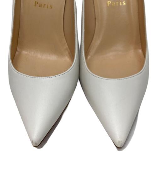 Christian Louboutin（クリスチャン・ルブタン）Christian Louboutin (クリスチャン・ルブタン) ハイヒールパンプス ホワイト サイズ:35 1/2の古着・服飾アイテム