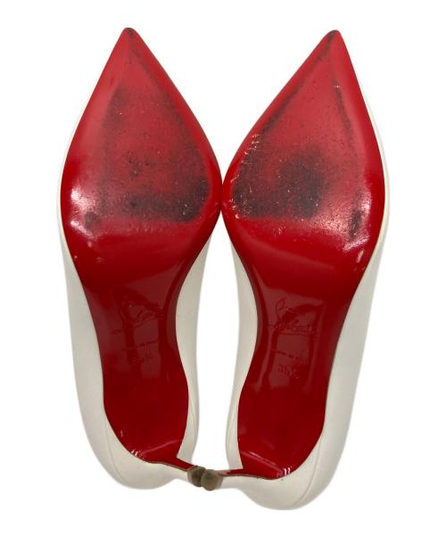 Christian Louboutin（クリスチャン・ルブタン）Christian Louboutin (クリスチャン・ルブタン) ハイヒールパンプス ホワイト サイズ:35 1/2の古着・服飾アイテム