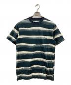 Marimekko Kioskiマリメッコキオスキ）の古着「ボーダーカットソー」｜グレー