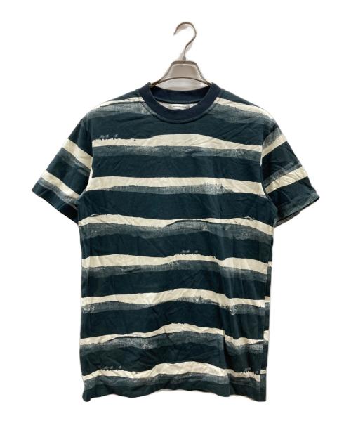 Marimekko Kioski（マリメッコキオスキ）Marimekko Kioski (マリメッコキオスキ) ボーダーカットソー グレー サイズ:XSの古着・服飾アイテム