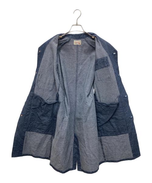 GRAPH ZERO（グラフゼロ）GRAPH ZERO (グラフゼロ) ソーイング万コート インディゴ サイズ:Sの古着・服飾アイテム