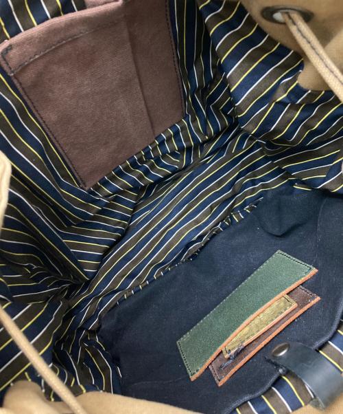 ebagos（エバゴス）ebagos (エバゴス) ２WAYカゴバッグ ベージュの古着・服飾アイテム