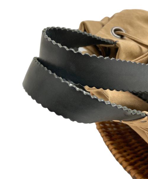 ebagos（エバゴス）ebagos (エバゴス) ２WAYカゴバッグ ベージュの古着・服飾アイテム