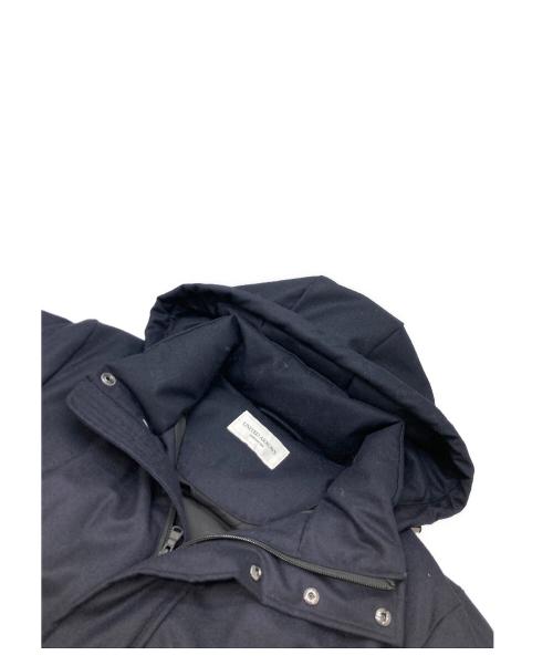 UNITED ARROWS（ユナイテッドアローズ）UNITED ARROWS (ユナイテッドアローズ) UASB ウール スタンドカラー ダウンジャケット ネイビー サイズ:XLの古着・服飾アイテム