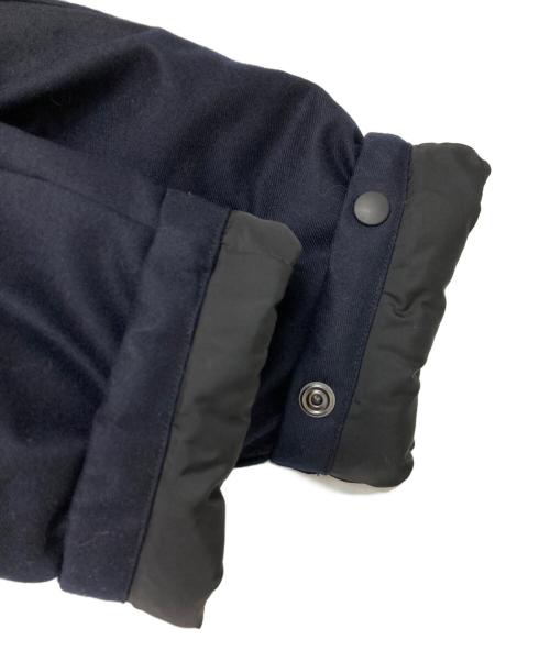 UNITED ARROWS（ユナイテッドアローズ）UNITED ARROWS (ユナイテッドアローズ) UASB ウール スタンドカラー ダウンジャケット ネイビー サイズ:XLの古着・服飾アイテム