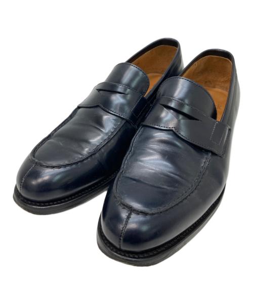 berwick（バーウィック）berwick (バーウィック) オックスフォードコインローファー ブラック サイズ:9Eの古着・服飾アイテム