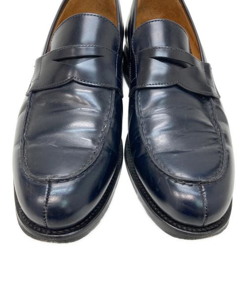 berwick（バーウィック）berwick (バーウィック) オックスフォードコインローファー ブラック サイズ:9Eの古着・服飾アイテム