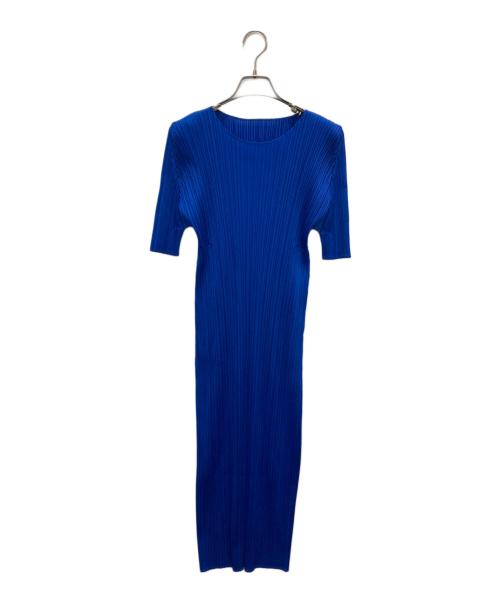 PLEATS PLEASE（プリーツプリーズ）PLEATS PLEASE (プリーツプリーズ) MONTHLY COLORS : AUGUST ブルー サイズ:3の古着・服飾アイテム