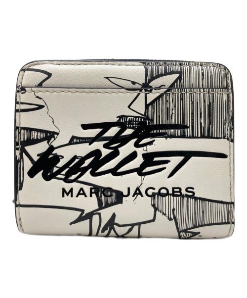 MARC JACOBS（マークジェイコブズ）MARC JACOBS (マークジェイコブス) FUTURE (フューチャー) POINTMAN MINI COMPACT WALLET ホワイトの古着・服飾アイテム
