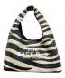 MARC JACOBS（マークジェイコブス）の古着「THE ZEBRA LEATHER SACK BAG」｜ベージュ×ブラック