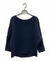 SOEJU（ソージュ）の古着「ライトクロスコクーンシルエットブラウス」｜ネイビー