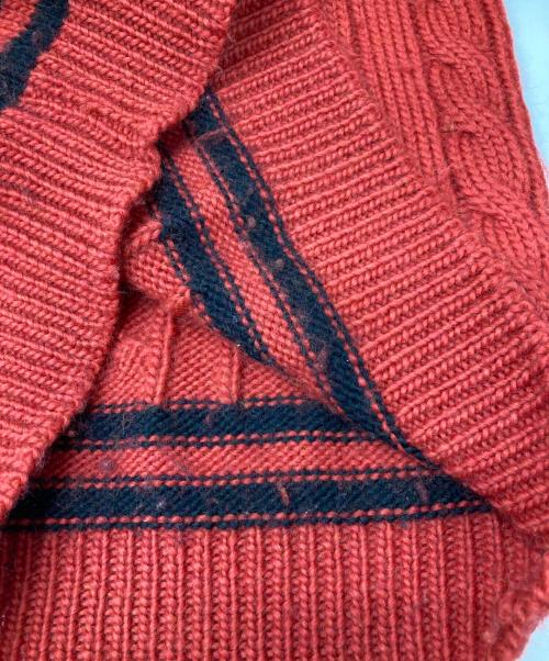 RAF BY RAF SIMONS（ラフバイ ラフシモンズ）RAF BY RAF SIMONS (ラフバイ ラフシモンズ) ニット レッド サイズ:XSの古着・服飾アイテム