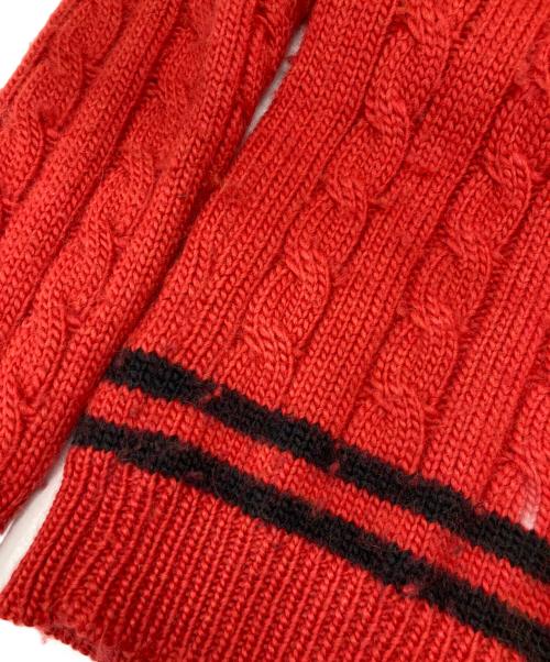 RAF BY RAF SIMONS（ラフバイ ラフシモンズ）RAF BY RAF SIMONS (ラフバイ ラフシモンズ) ニット レッド サイズ:XSの古着・服飾アイテム