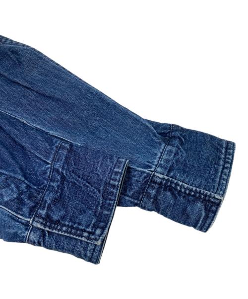 UNDERCOVER（アンダーカバー）UNDERCOVER (アンダーカバー) 転写ウエスタンシャツ インディゴ サイズ:Mの古着・服飾アイテム