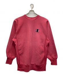 Champion（チャンピオン）の古着「リバースウィーブスウェット」｜レッド