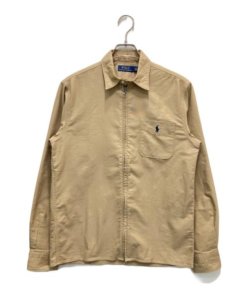 POLO RALPH LAUREN（ポロ・ラルフローレン）POLO RALPH LAUREN (ポロ・ラルフローレン) シャツスイングトップ ベージュ サイズ:XSの古着・服飾アイテム